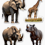 Animals & Wildlife - Sticker Sheet v2